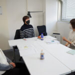 講座で傾聴を行っている様子