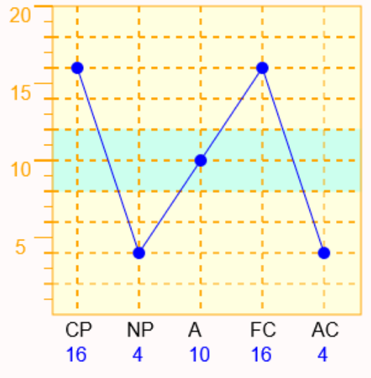 エゴグラム逆N型2の表